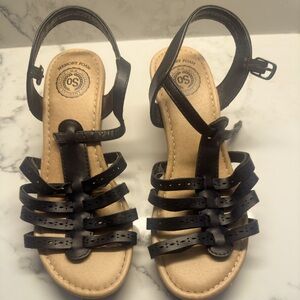 SO Kid 1M wedge sandals, black